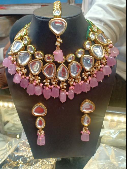 uncut shape meenakari kundan - 18106232 - Very Small Image - 1