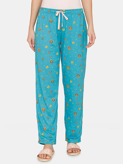 drawstring waist printed pajama - 18106242 - Very Small Image - 1