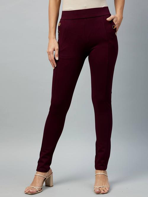 high rise solid jegging - 18106531 - Very Small Image - 1