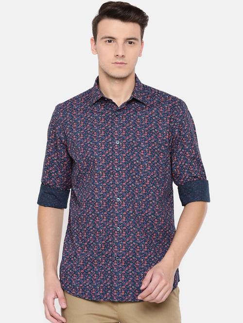 multi floral print casual shirt - 18108402 - Very Small Image - 1