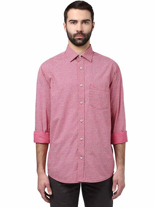 pink printed casual shirt - 18108665 - Very Small Image - 1