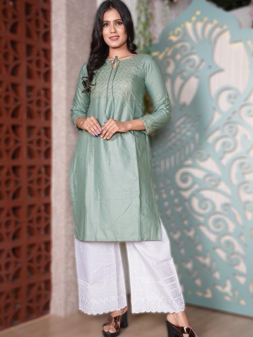 kurti fabric :- magic slub kurti - 18108772 - Very Small Image - 1