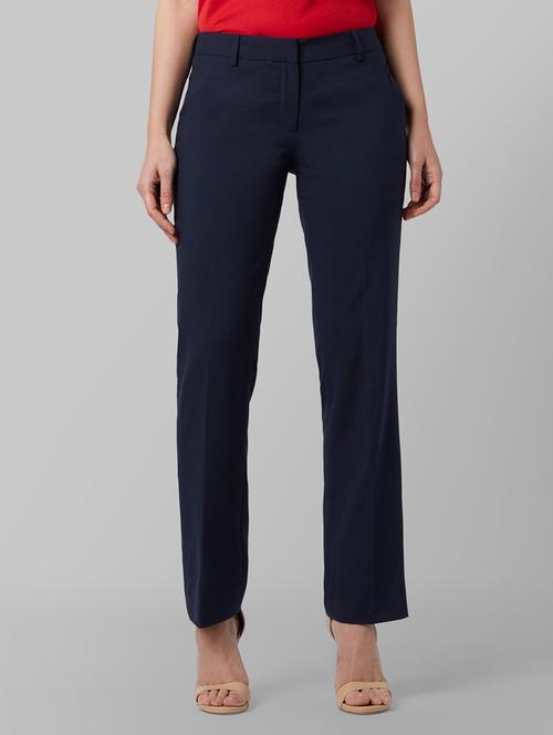 mid rise flat front trouser - 18108866 - Very Small Image - 1