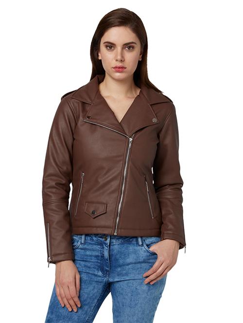 lapel neck solid jacket - 18109013 - Very Small Image - 1