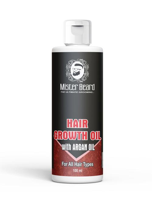 mister beard hair growth oil with argan oil 100ml - 18109037 - Very Small Image - 1