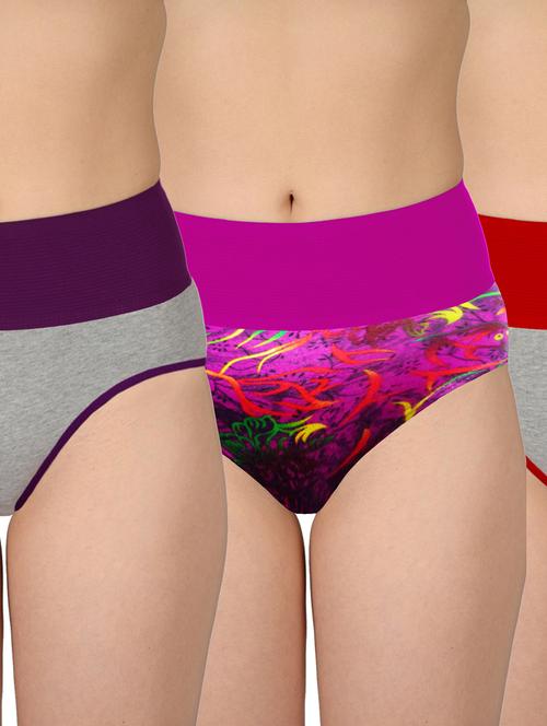 set of 3 printed hipster panty - 18109118 - Very Small Image - 1