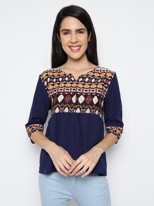 trendy women's top & tunics - 18109261 - Very Small Image - 1