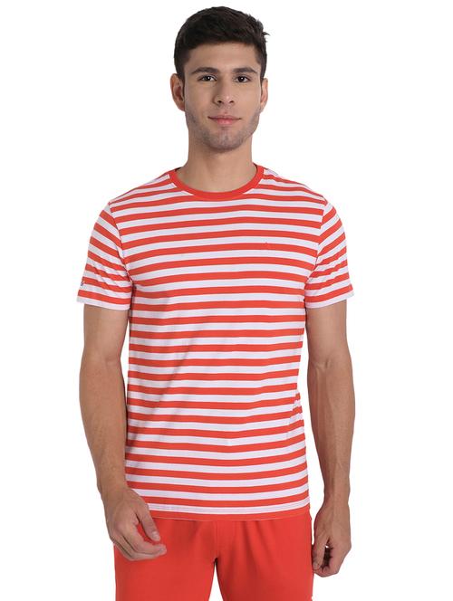 orange striped t-shirt - 18109857 - Very Small Image - 1