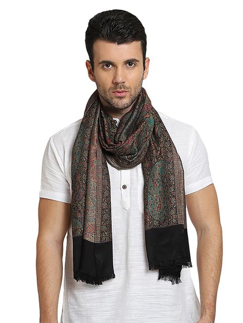 multi colored pure silk shawl - 18109884 - Very Small Image - 1