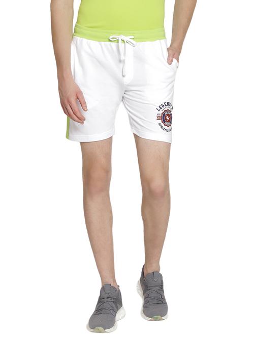green cotton blend short - 18109963 - Very Small Image - 1