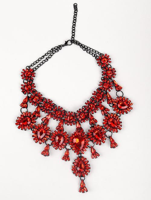 red metal necklace - 18110443 - Very Small Image - 1