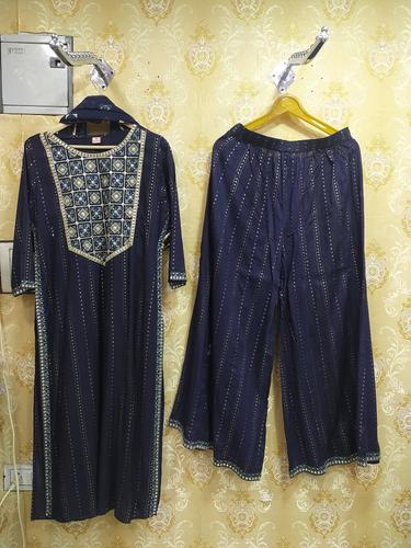 shut shalwar and dupatta blue - 18111528 - Very Small Image - 1