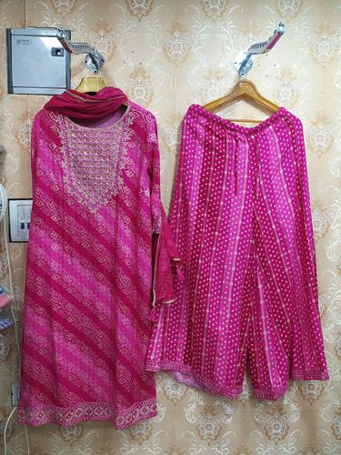 shut shalwar and dupatta pink - 18111531 - Very Small Image - 1