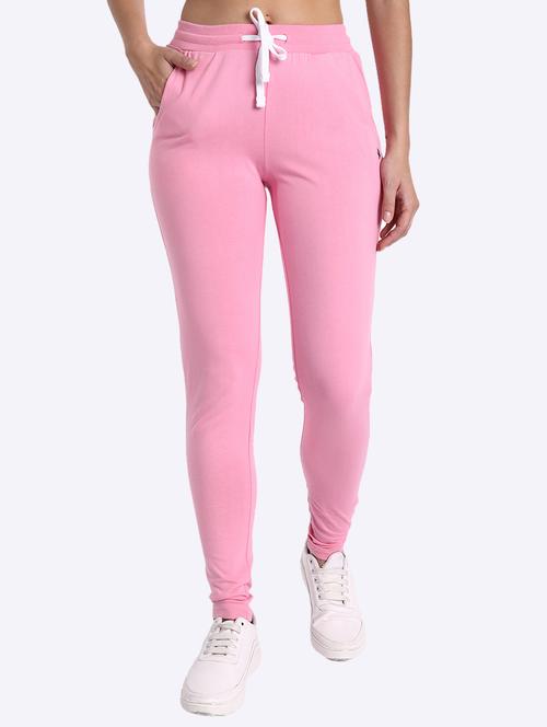 drawstring waist solid track pant - 18111600 - Very Small Image - 1