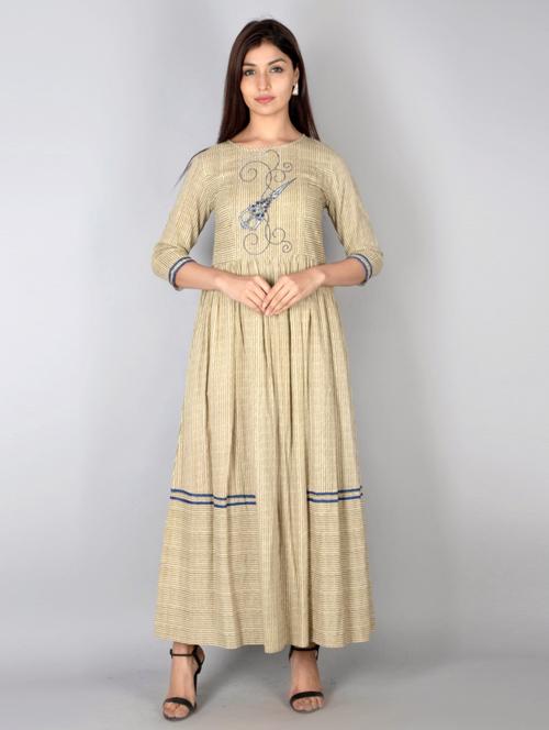 cotton anarkali kurta - 18111647 - Very Small Image - 1