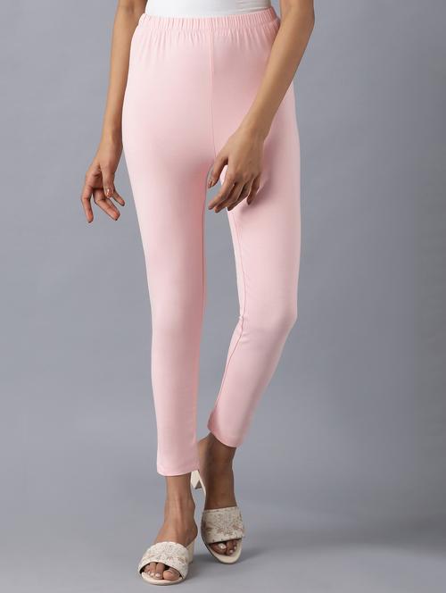 high rise ankle length leggings - 18111942 - Very Small Image - 1