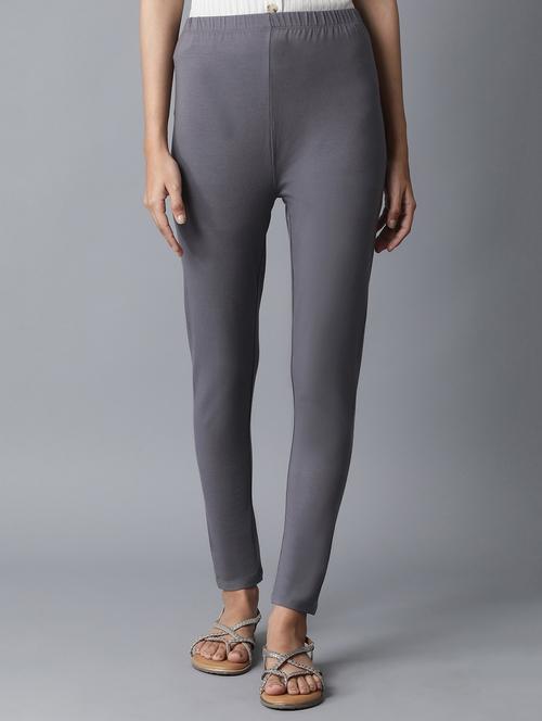 grey cotton leggings - 18111948 - Very Small Image - 1