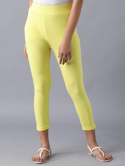 high rise ankle length leggings - 18111958 - Very Small Image - 1