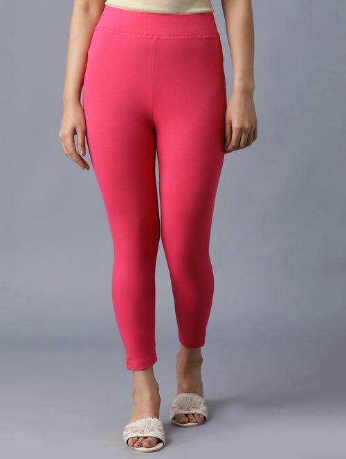 high rise ankle length leggings - 18111960 - Very Small Image - 1