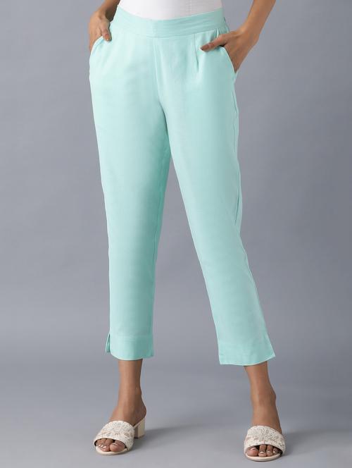 high rise pleated trousers - 18111994 - Very Small Image - 1