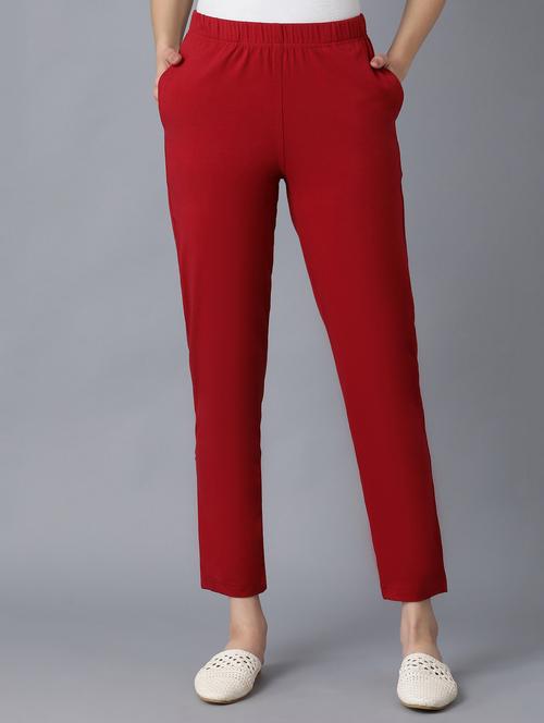 red cotton trousers - 18112016 - Very Small Image - 1