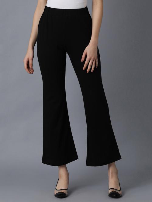 high rise wide leg trousers - 18112030 - Very Small Image - 1
