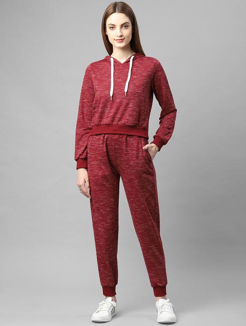 red solid track suit set - 18112440 - Very Small Image - 1