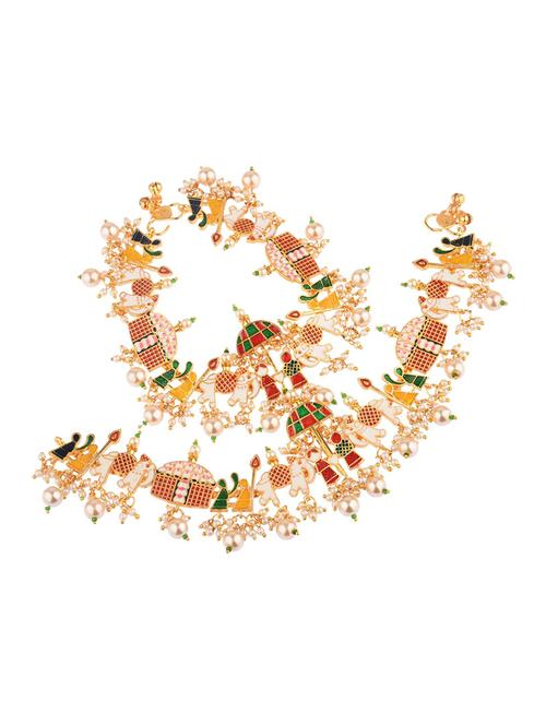 multi colored metal anklets - 18112515 - Very Small Image - 1
