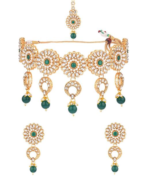 crystal beads set, green - 18112525 - Very Small Image - 1