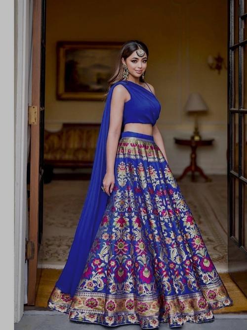 lehenga fabric :- gotta satin lehenga - 18112677 - Very Small Image - 1