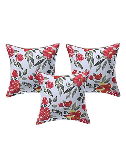 texstylers rversible assorted thick cotton block printed 16x16 inches jaipuri print cushion cover(pack of 3) - 18114009 - Very Small Image - 1