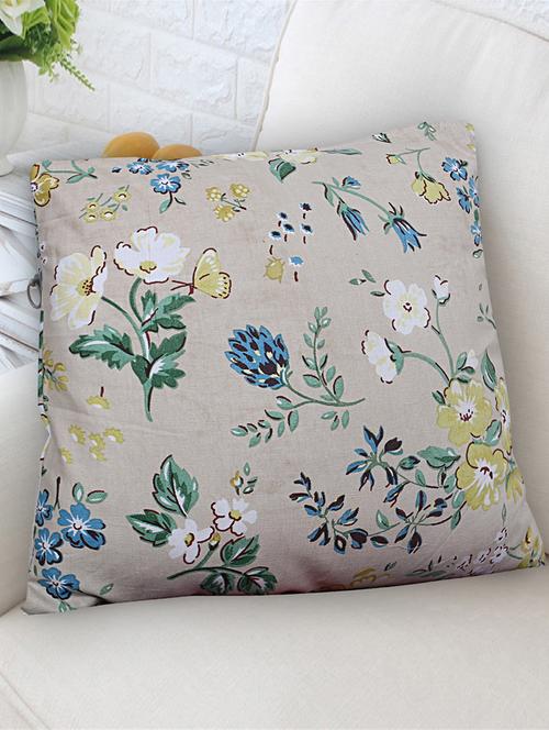 texstylers rversible assorted thick cotton block printed 16x16 inches jaipuri print cushion cover(pack of 5) - 18114039 - Very Small Image - 1