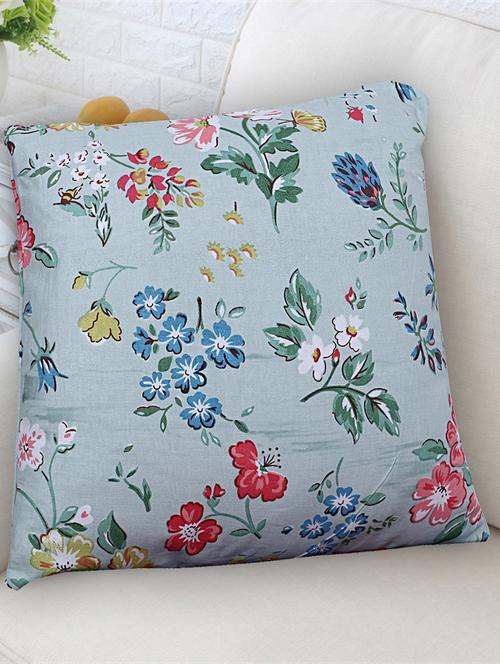 texstylers rversible assorted thick cotton block printed 16x16 inches jaipuri print cushion cover(pack of 5) - 18114040 - Very Small Image - 1