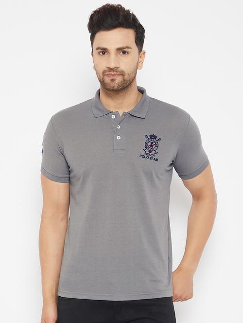 grey polyester t-shirt - 18114065 - Very Small Image - 1