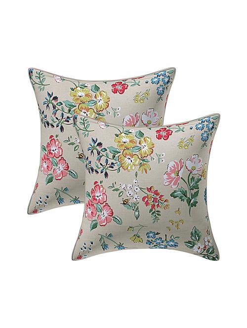 texstylers rversible assorted thick cotton block printed 24x24 inches jaipuri print cushion cover(pack of 2) - 18114076 - Very Small Image - 1