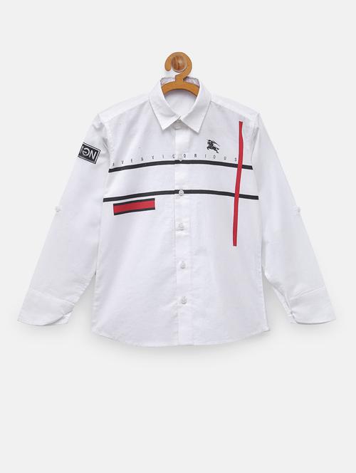 long sleeved printed shirt - 18114132 - Very Small Image - 1