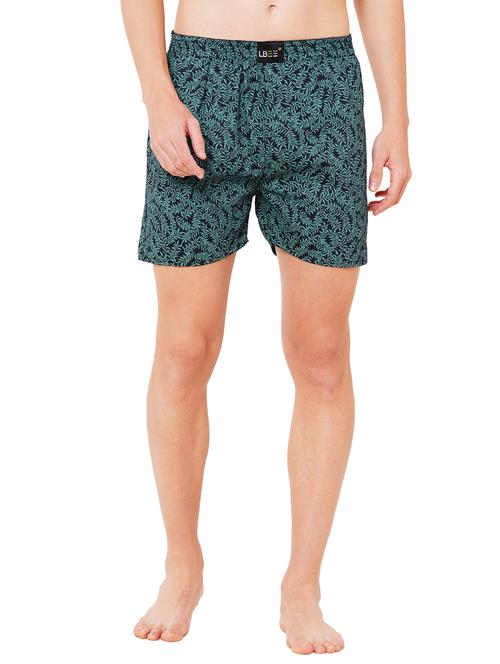 navy blue printed boxer - 18114158 - Very Small Image - 1