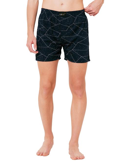 navy blue printed boxer - 18114160 - Very Small Image - 1