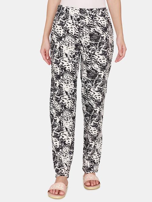 drawstring waist printed pajama - 18114266 - Very Small Image - 1