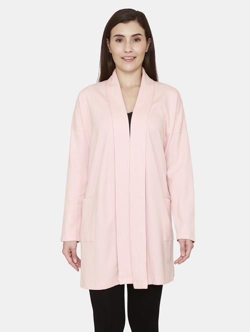 pink polyester shrug - 18114277 - Very Small Image - 1