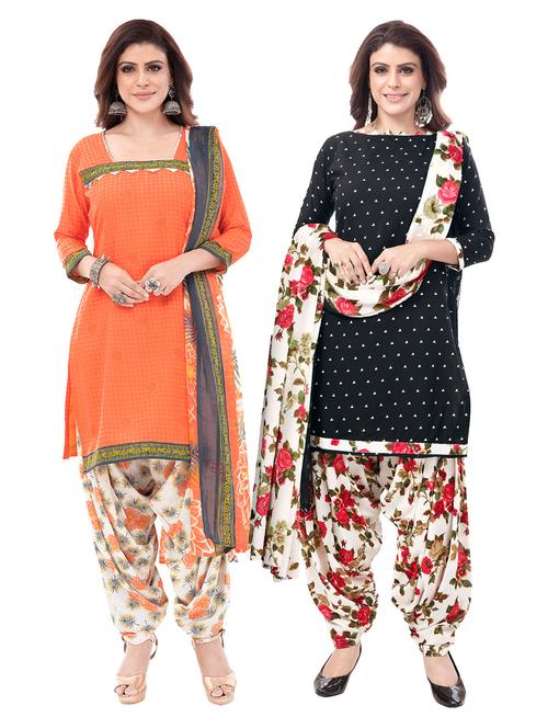 set of two combos unstitched suit - 18114876 - Very Small Image - 1