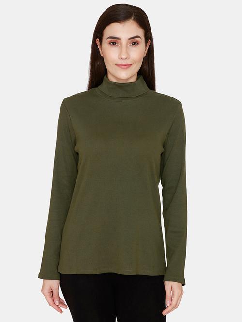 turtle neck solid top - 18116194 - Very Small Image - 1