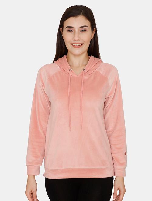 pink polyester sweatshirt - 18116213 - Very Small Image - 1