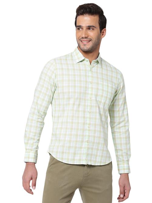 green checked casual shirt - 18119189 - Very Small Image - 1
