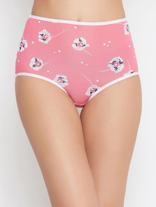 pink printed hipster panty - 18119803 - Very Small Image - 1