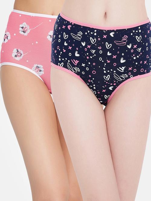 set of 2 printed hipster panty - 18119806 - Very Small Image - 1