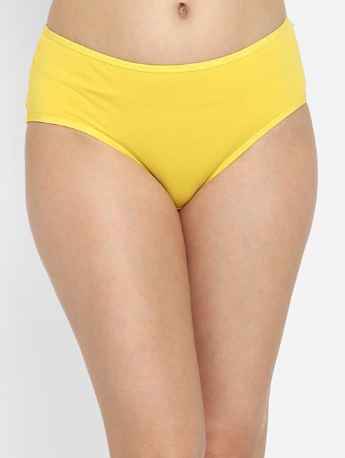 yellow printed hipster panty - 18119893 - Very Small Image - 1