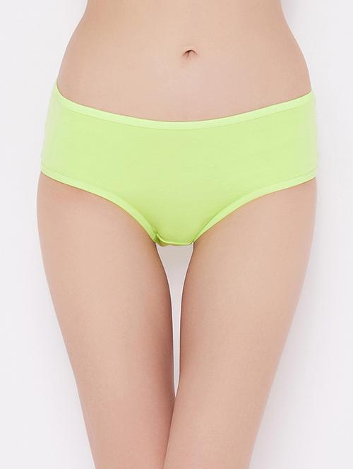 green printed hipster panty - 18119934 - Very Small Image - 1