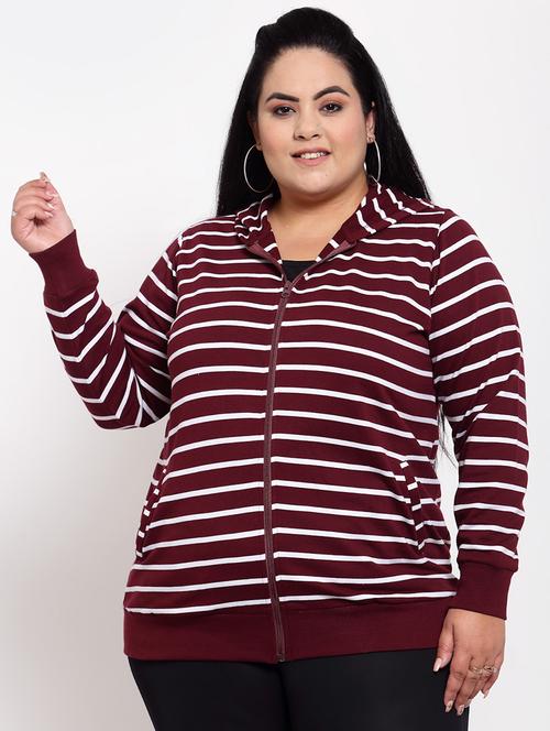 hooded neck plus sweatshirt - 18120632 - Very Small Image - 1