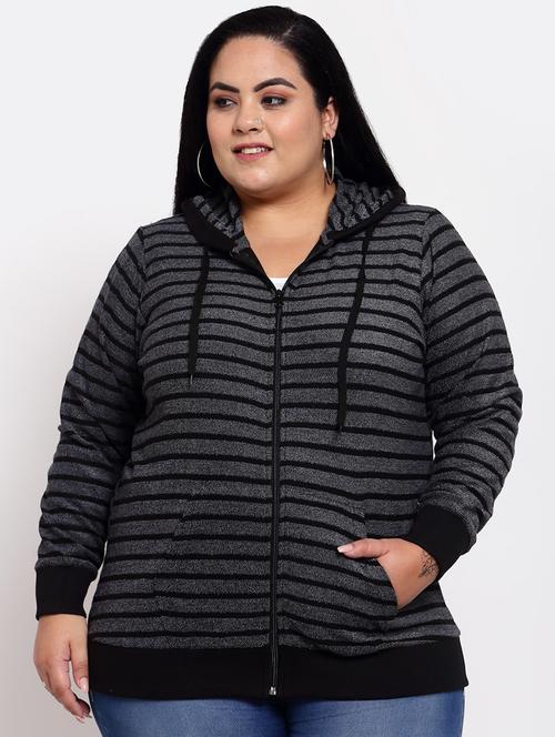 hooded neck plus sweatshirt - 18120638 - Very Small Image - 1